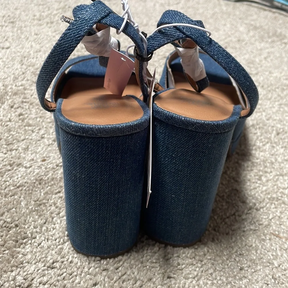 - 2/$30 Wild Fable Alessia jean platform block heels size 8.5